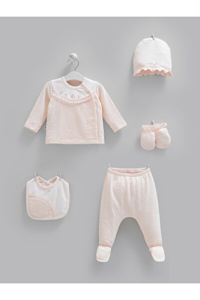 Caramell Beti Premium 5-Piece Girls' Set Salmon
