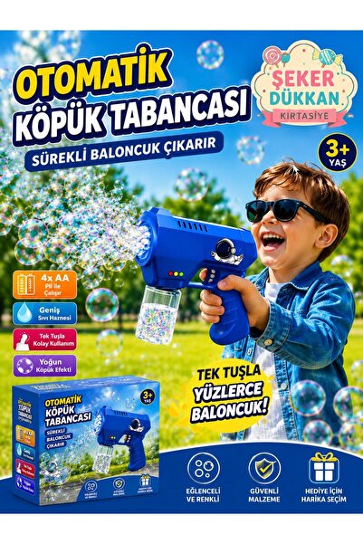 ÖZ KIRTASİYE Mavi Pilli Space Otomatik Köpük Tabancası