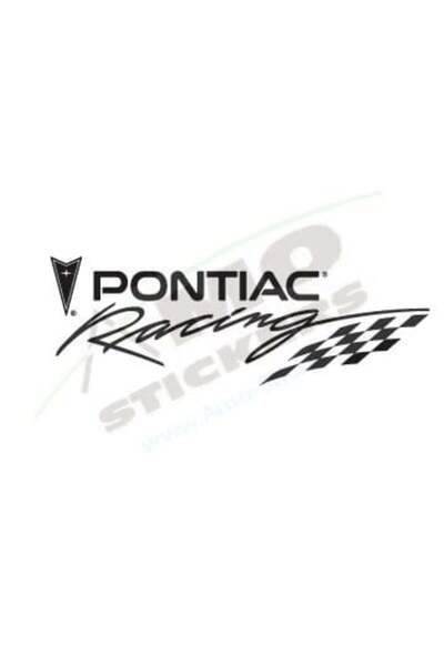 Amo-Stickers Pontiac Racing 25cm Green