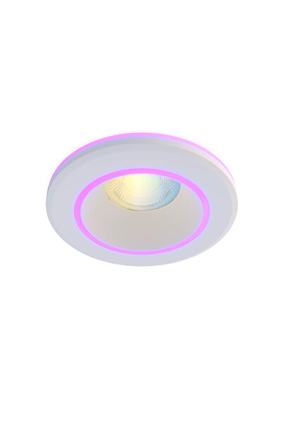 Calex Smart Halo LED spotlight 10cm, RGB warm light, 6.5W, 340 lm, IP20, clas...