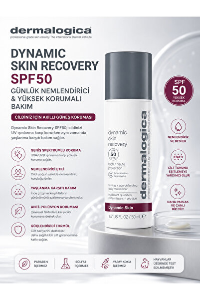 Dermalogica Dynamic Skin Recovery Spf50 Face Cream 50 ml - Anti-Aging Firming...