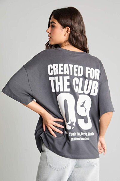 DeFacto Overshirt Fit Crew Neck Printed Short Sleeve T-Shirt H4206Ax26Au