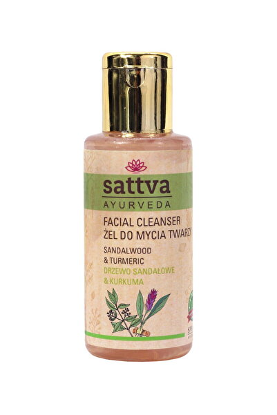 sattva Gel pentru Curatarea Tenului cu Santal si Turmeric 100ml