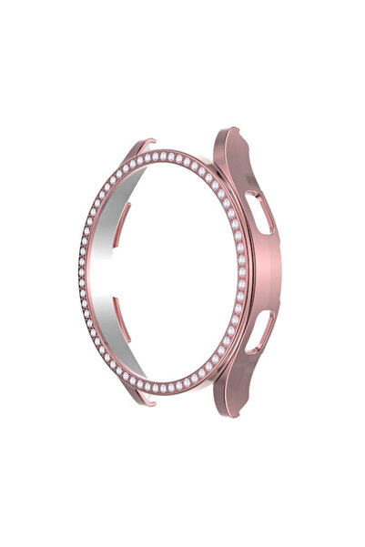 OEM Πλαστική θήκη με στρας σε ροζ χρώμα για Samsung Galaxy Watch 4 Classic 42mm