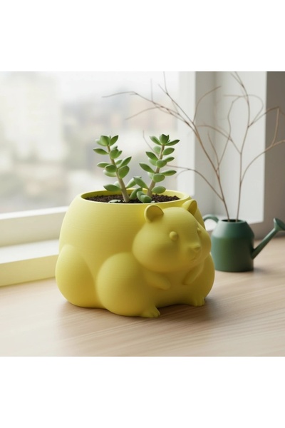 OEM Mini Ghiveci Decorativ Animalut Hamster Imprimat 3D pentru Plante Mici