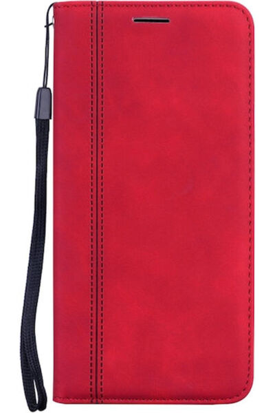 OEM Θήκη Βιβλίο από Συνθετικό Δέρμα Κόκκινο (Redmi Note 11 / 11S 4G) Κωδικός:...