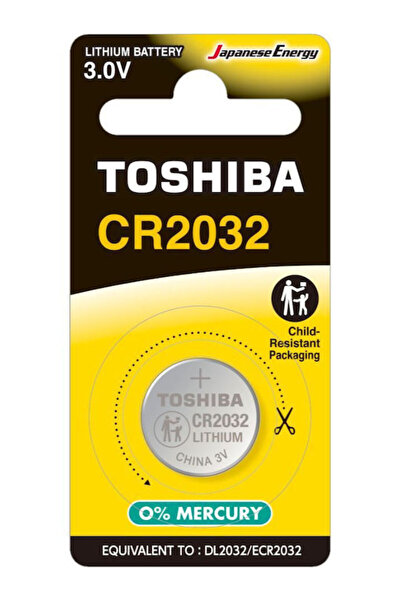 Toshiba Cp-1c Μπαταρία λιθίου για ρολόι CR2032 3V 1 τεμάχιο