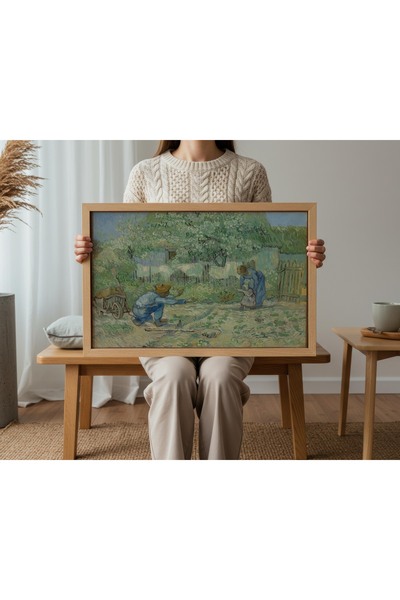 Pegziz Vincent Van Gogh Primii pași, Tablou de Millet |   Poster artistic înr...