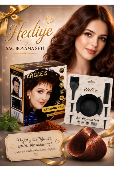 EAGLE'S saç kınası kestane 10 gr