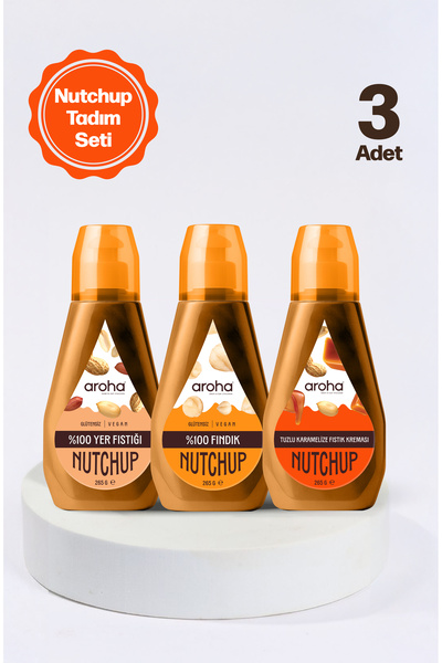 AROHA Nutchup 3'lü Tadım Seti
