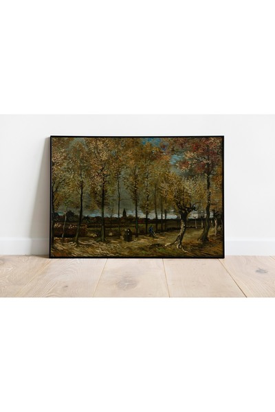 Pegziz Tablou Vincent van Gogh: Aleea cu plopuri toamnați |   Poster artistic...