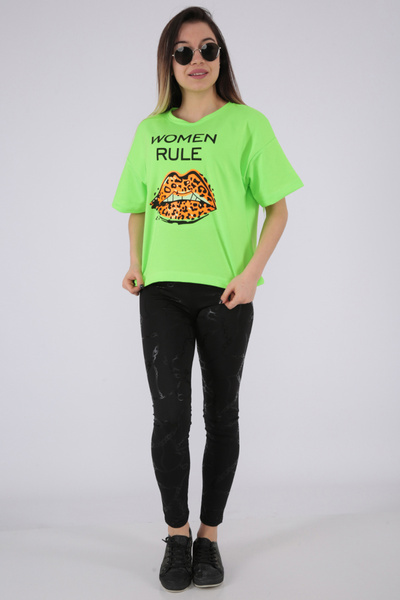 FIRST STYLE Turkish Stylish Green Color T-Shirt
