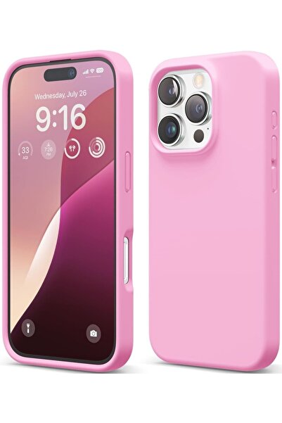 Elago Θήκη iPhone 16 Pro Silicone Case Premium Σιλικόνης - Hot Pink