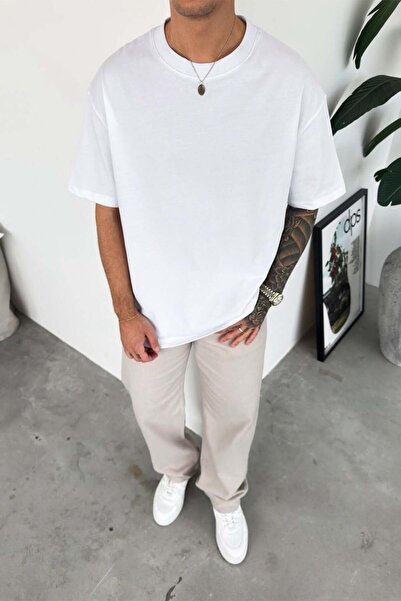 HAFKAGİYİM Bela osnovna premium oversize majica