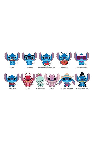 OEM Set de Cleme de Plus Lilo & Stitch - 24 de Accesorii Adorabile de Colecti...