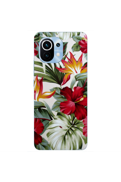 Other Xiaomi Mi 11 laves and flowers Transparent Silicone TPU Θήκη