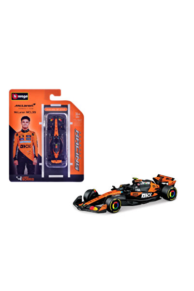 Burago Mclaren F1 ™   Team Lando Norris Mcl39 Bburago 1:64 Scale Model Car - ...