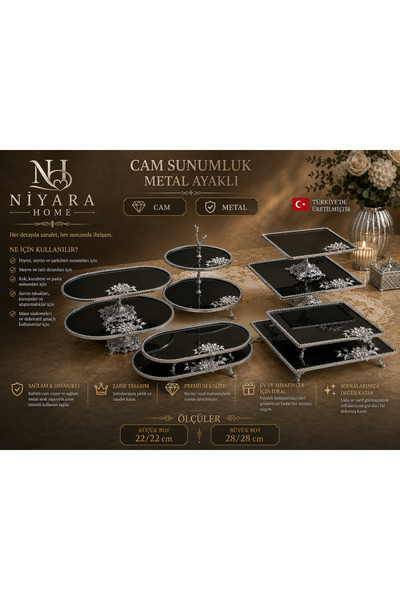 Niyara home Cam Presentation Stand with Metal Legs Niyara Cam Metal Made in T...