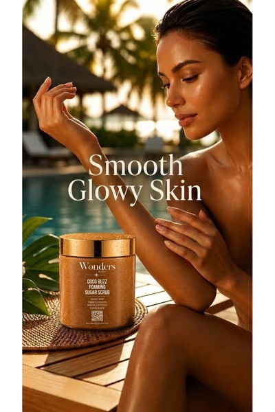 WONDERS Coco Buzz Foaming Sugar Scrub 500 ml