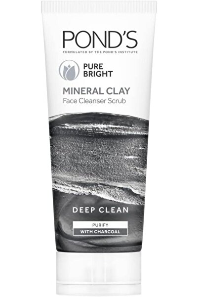 Genaric Pond's White Mineral Clay Face Cleanser Scrub 90 Gm-بوندز منظف ومقشر ...
