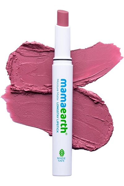Mamaearth Moisturizing Matte Long-Lasting Lipstick 08 Pink Tulip - 2g | With ...
