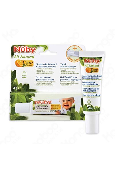 Nuby Citroganix children's food 20g + finger toothbrush