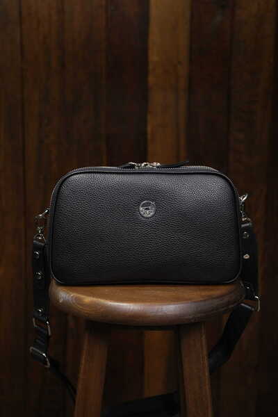 en deri Genuine Leather Women's Shoulder Bag - Crossbody Bag with Compartments