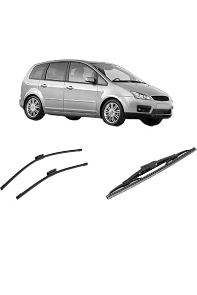 Bosch Σετ 3 υαλοκαθαριστήρων FORD FOCUS C-MAX (DM2) από το 2003-2007, για το ...