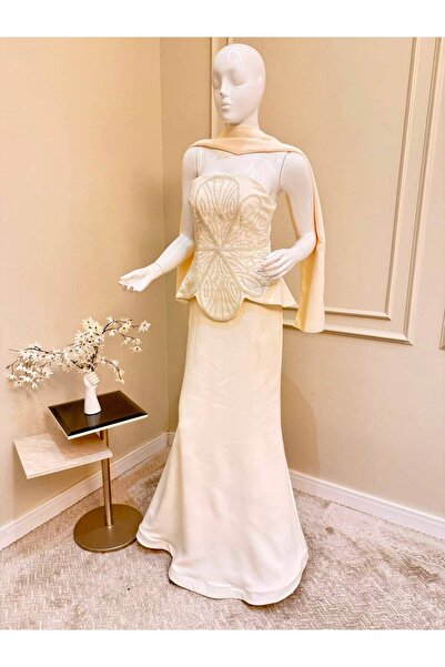 MYROSE SA Evening & Prom Dress - Beige - Long