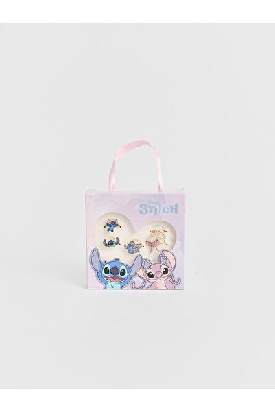 LC Waikiki Karışık Lilo Ve Stitch Baskılı Kız Çocuk Toka Seti 5'li