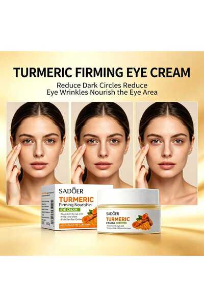 SADOER Turmeric Firming Nourishing Eye Cream Hydrating Care Around Eye Light ...