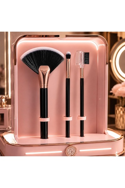 Collier Professional 3Pcs Makeup Brush Set Achieve More Precise and Professio...