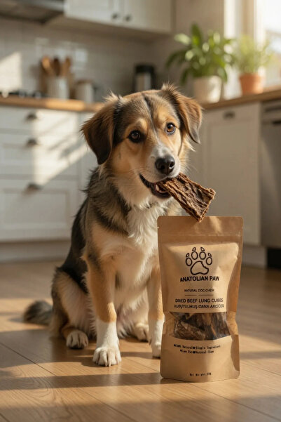 Kurutulmuş Dana Akciğer Köpek Ödül Maması %100 Doğal 50 gr