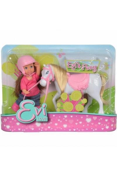 Evi Love Playset - White Pony, 12 cm