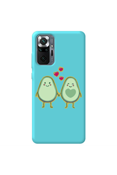 Other Xiaomi Redmi Note 10 Pro 4G Avocados Turquoise Colored Silicone TPU Θήκη