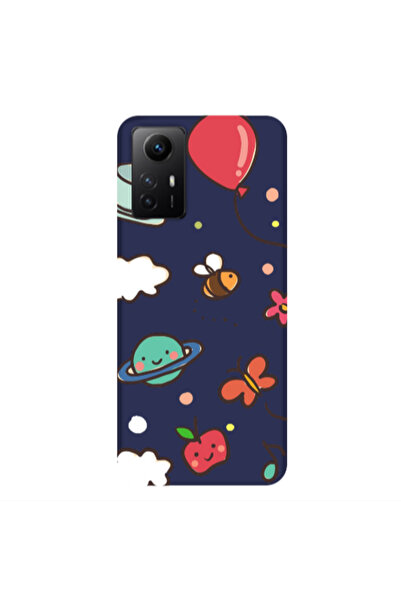 Other Xiaomi Redmi Note 12s cute little ones Dark blue Colored Silicone TPU Θήκη