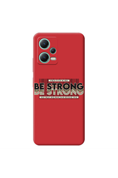 Other Xiaomi Redmi Note 12 Pro 5G Positivemind Red Colored Silicone TPU Θήκη