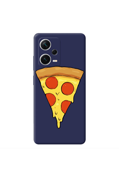 Other Xiaomi Poco X5 Pizza Slice Dark blue Colored Silicone TPU Θήκη