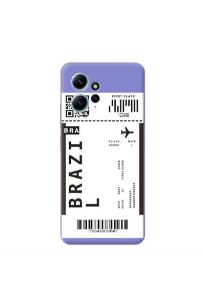Other Xiaomi Redmi Note 12 4G Brazil BRA Purple Colored Silicone TPU Θήκη