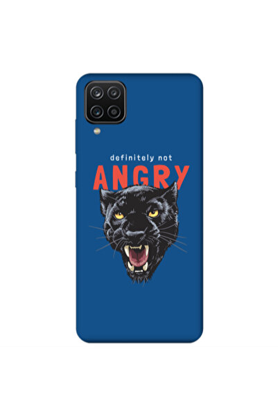 Other Samsung A12 Pointed teeth Blue Colored Silicone TPU Θήκη