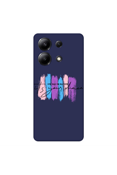 Other Xiaomi Redmi Note 13 4G One Day Or Day One Dark blue Colored Silicone T...
