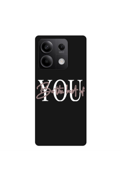 Other Xiaomi Redmi Note 13 5G Be the best of Black Colored Silicone TPU Θήκη