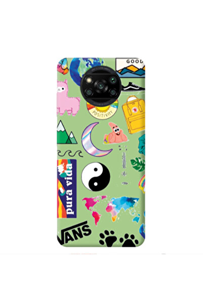 Other Xiaomi Poco X3 /X3 Pro Vans Light Green Colored Silicone TPU Θήκη