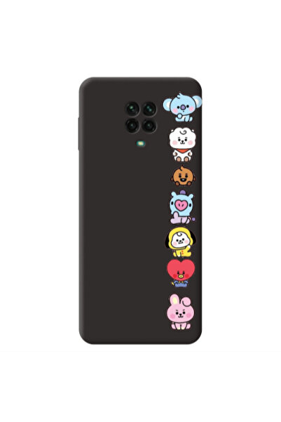 Other Xiaomi Redmi Note 9 Pro Lovely animals Black Colored Silicone TPU Θήκη