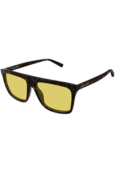 Saint Laurent SL 904 003 Havana Green Rectangle Gunes Gozlugu