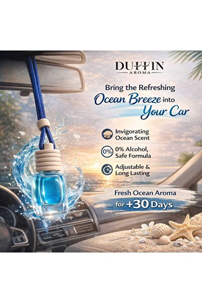 IQRAA DUYIN Ocean Breeze Car Air Freshener Long Lasting Hanging Aroma