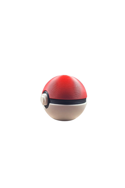 Eva Prints Figurina decorativa PokéBall, model 3D inspirat Pokémon, obiect decor, cadou pentru colectionari, printata 3D in Romania