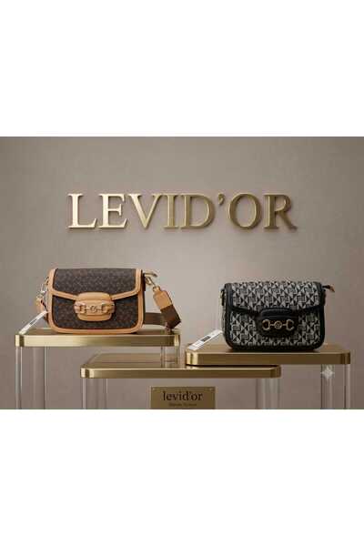 Levidor Kapaklı Omuz ve Çapraz Çanta Metal Tokalı Günlük Çanta