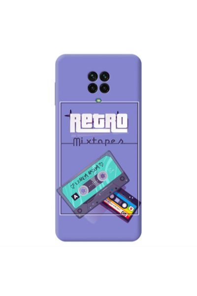 Other Xiaomi Redmi Note 9 Pro Mixtapes Purple Colored Silicone TPU Θήκη
