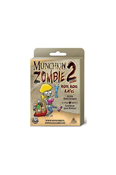 BLACK MONK Munchkin Zombie 2: Extensie de joc de cărți pentru jucători 10+
